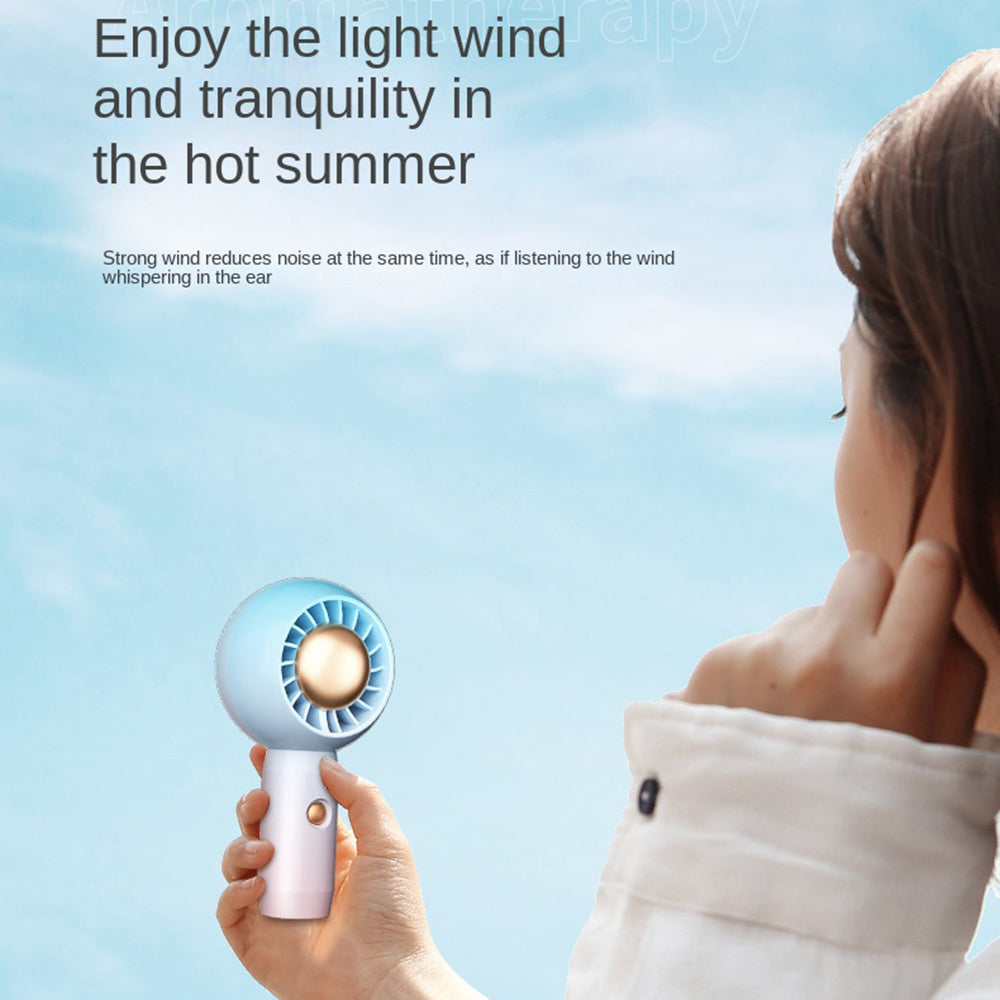 Space Y Storm Hand-held Fan Portable USB Rechargeable ABS Cooling Fan Mini Summer Mute Fan