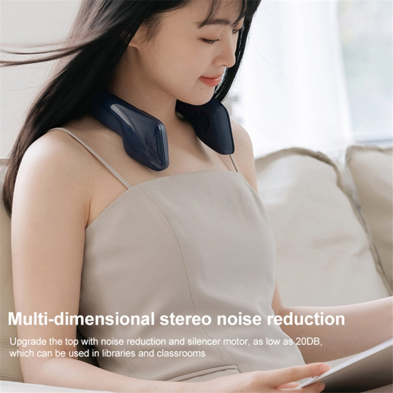 WEKOME F60 Smart Neck-Mount Cooling Fan Digital Display Portable Air Conditioner Wearable Personal Air Cooler