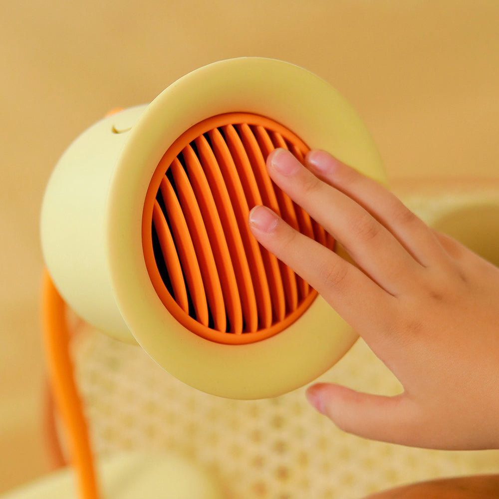 BCASE Sunflower Clip-on Fan Mosquito Repellent Portable Mute Cooling Fan for Dormitory Stroller