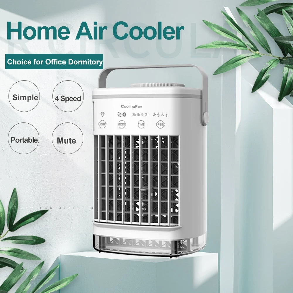 CF-006 Summer Mini Desktop Air Conditioning Cooling Fan ABS+PP USB Home Humidifier Air Cooler