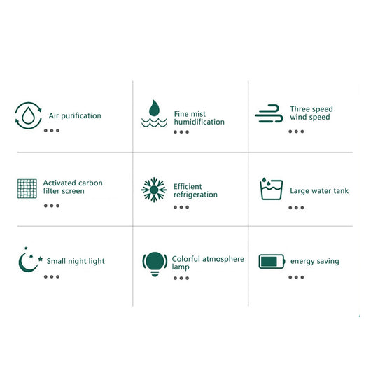 CF-002T Desktop Air Conditioning Cooling Fan Summer Home Humidifier USB Air Cooler