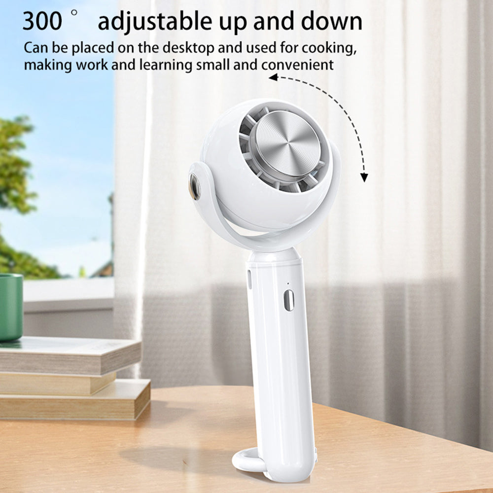 3 Gears Adjustable Summer Cooling Fan Cold Compress Handheld Electric Fan