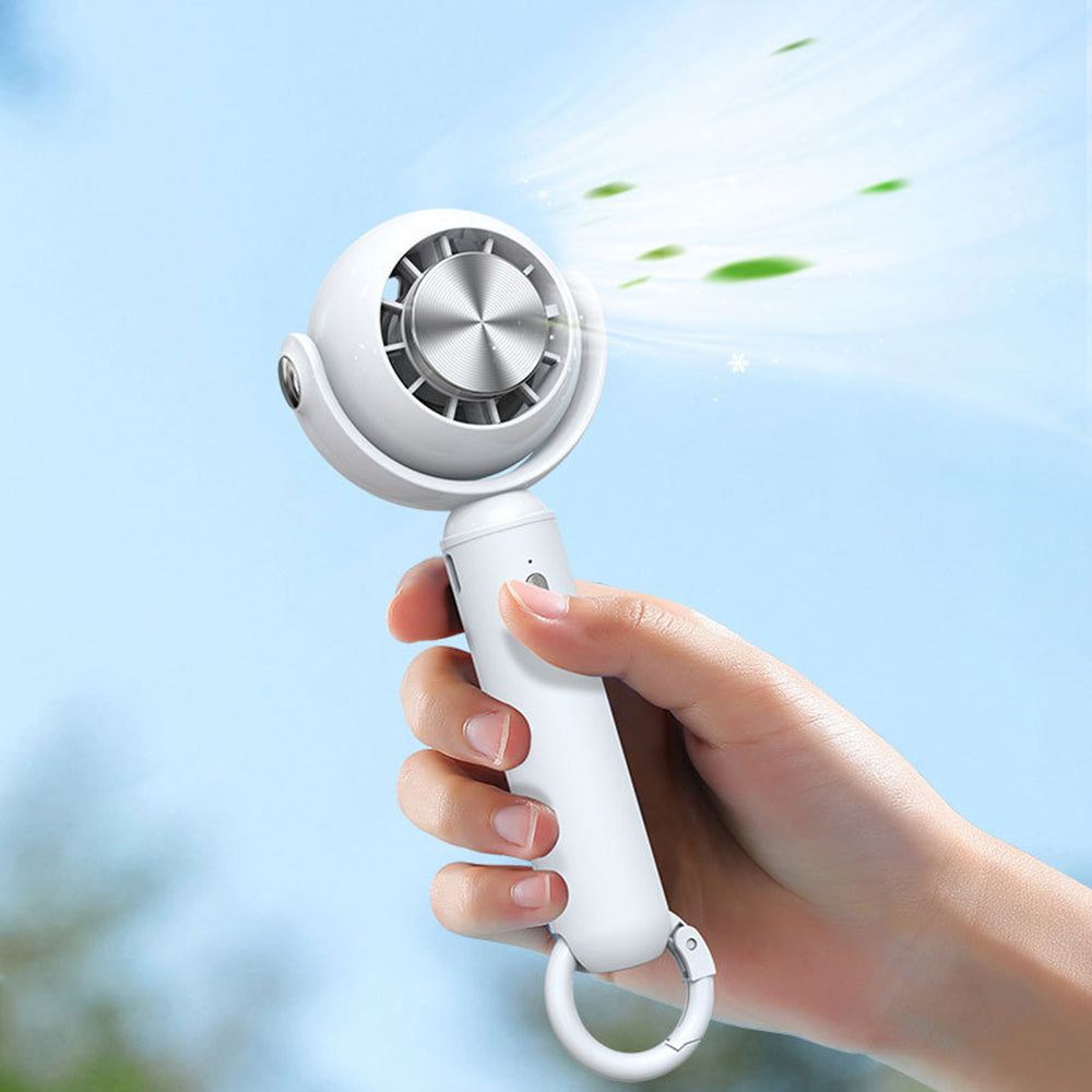 3 Gears Adjustable Summer Cooling Fan Cold Compress Handheld Electric Fan