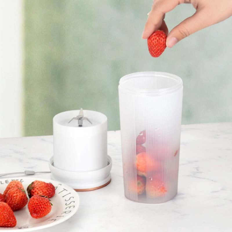 LGZ-1 500ml 50W 4 Blades Electric Portable Juicer PP+304 Stainless Steel Juice Maker (BPA-free, No FDA Certificate)