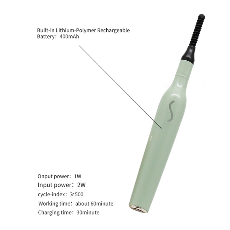 GT-2005 Electric Eyelash Curler Eyelash Heating Styling Tool USB Rechargeable Curling Device