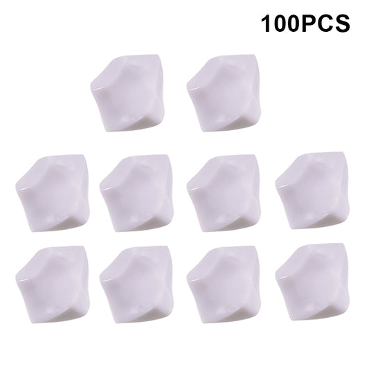 100Pcs Fake Gem Diamond Plastic Stone for Vase Filler Fish Tank DIY Art Craft, Size M