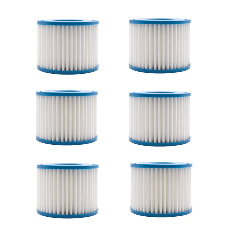 6Pcs For Bestway VI / Lay-Z-Spa Miami / 58323 Replacement Swimming Pool Filter Spare Parts