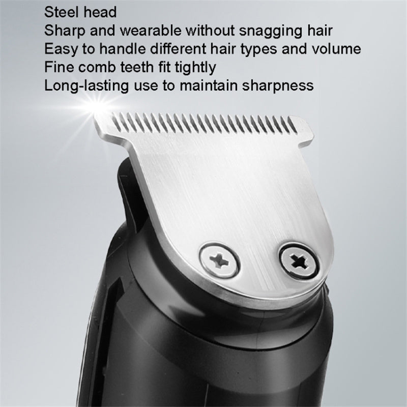 Lm-1832 5-in-1 Multi-function Hair Clipper Set Haircut Nose Hair Shaving Tool with Storage Bag