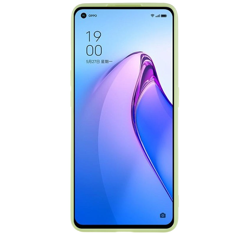 TPU Back Shell for Oppo Reno8 5G (Global Version) , Fingerprint Free Matte Protective Cover Phone Case