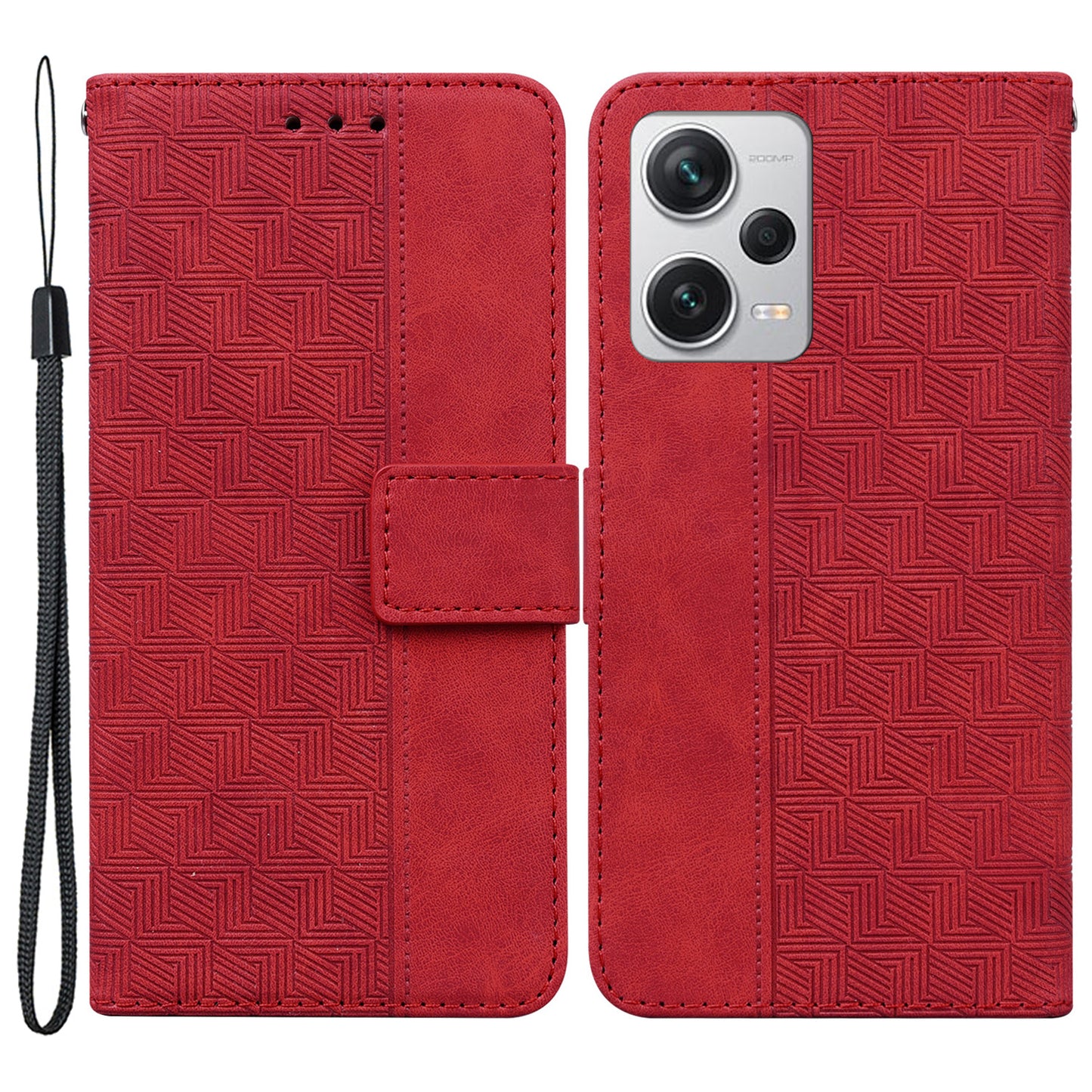 Anti-drop Phone Case for Xiaomi Redmi Note 12 Pro+ 5G Imprinted Wallet Flip Leather Cover