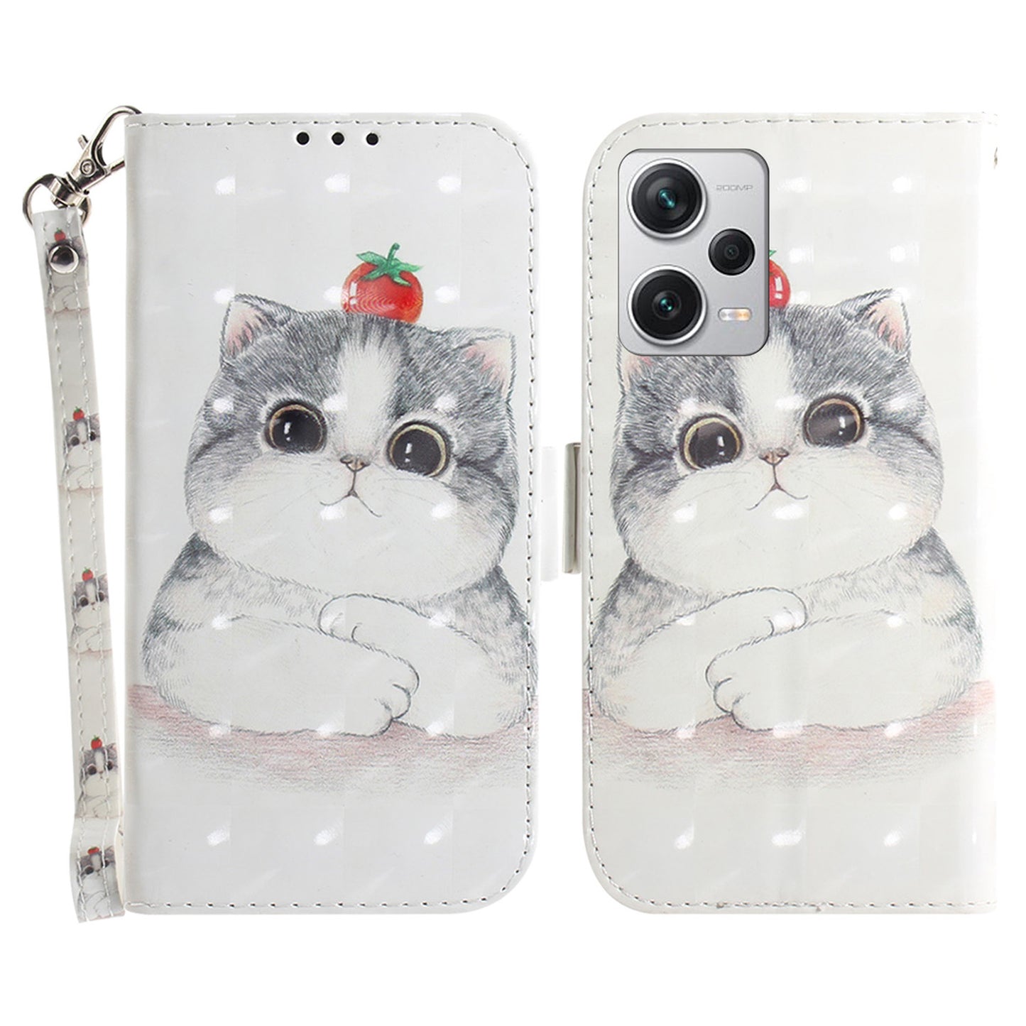 For Xiaomi Redmi Note 12 Pro+ 5G Shockproof PU Leather Phone Case Stand Wallet