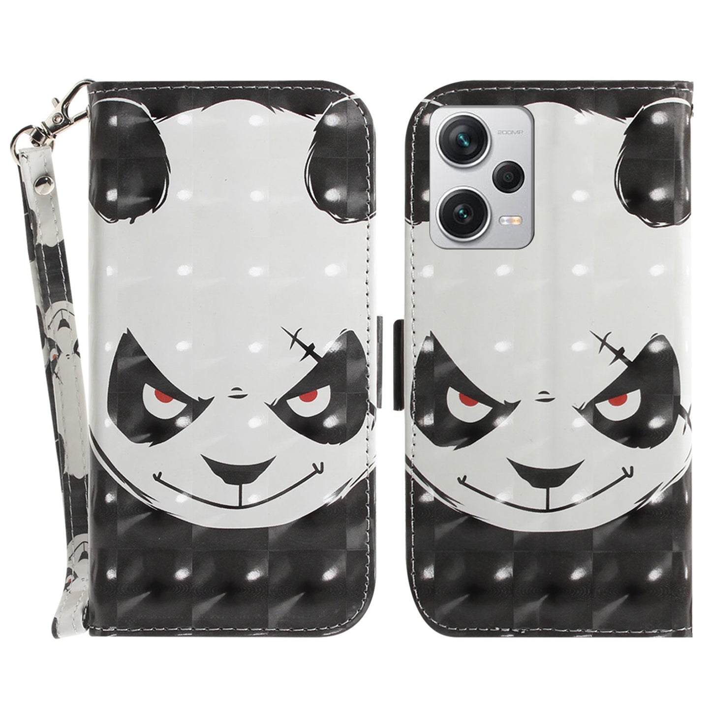 For Xiaomi Redmi Note 12 Pro+ 5G Shockproof PU Leather Phone Case Stand Wallet