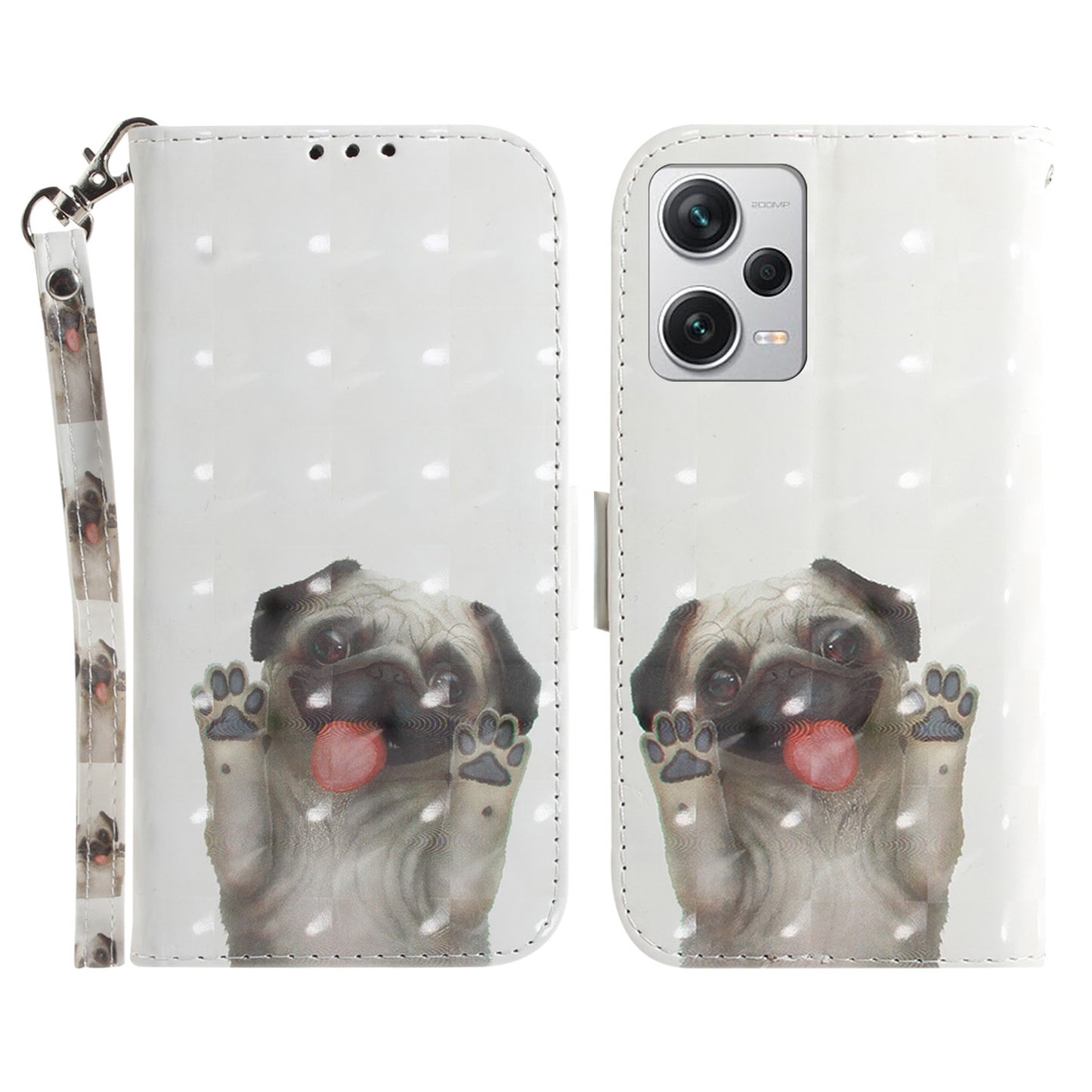 For Xiaomi Redmi Note 12 Pro+ 5G Shockproof PU Leather Phone Case Stand Wallet