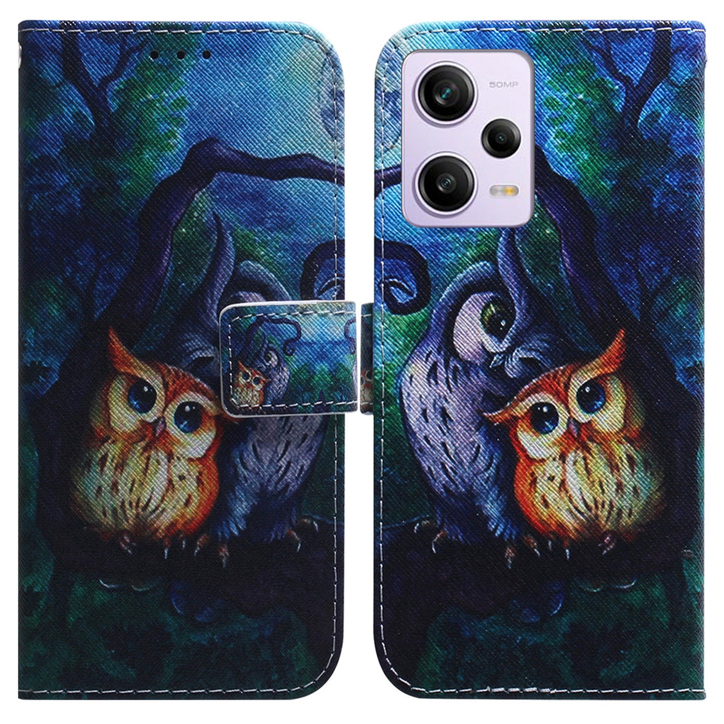 For Xiaomi Poco X5 Pro 5G / Redmi Note 12 Pro 5G / 12 Pro Speed 5G Phone Case Pattern Printing PU Leather Wallet Stand Cover with Strap