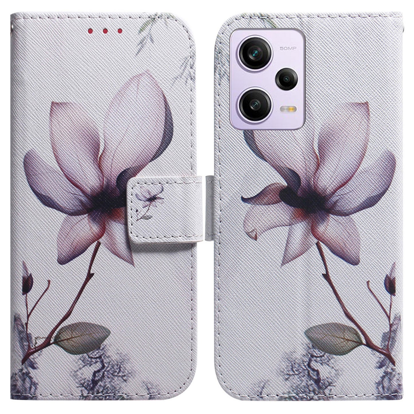 For Xiaomi Poco X5 Pro 5G / Redmi Note 12 Pro 5G / 12 Pro Speed 5G Phone Case Pattern Printing PU Leather Wallet Stand Cover with Strap
