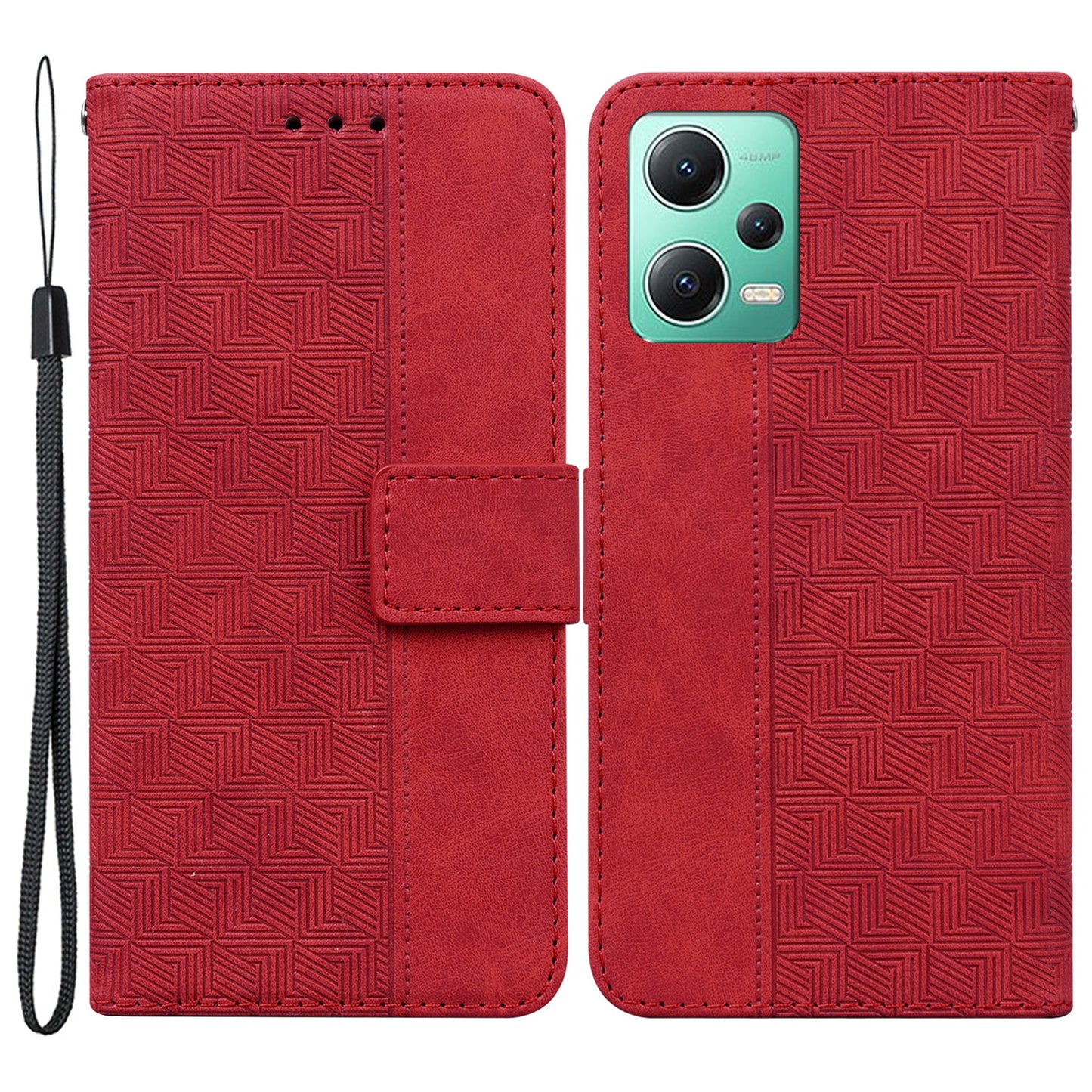 For Xiaomi Redmi Note 12 5G (Global) / (India) / (China) / Poco X5 5G Imprinted Phone Case Flip Leather Wallet Cover Stand