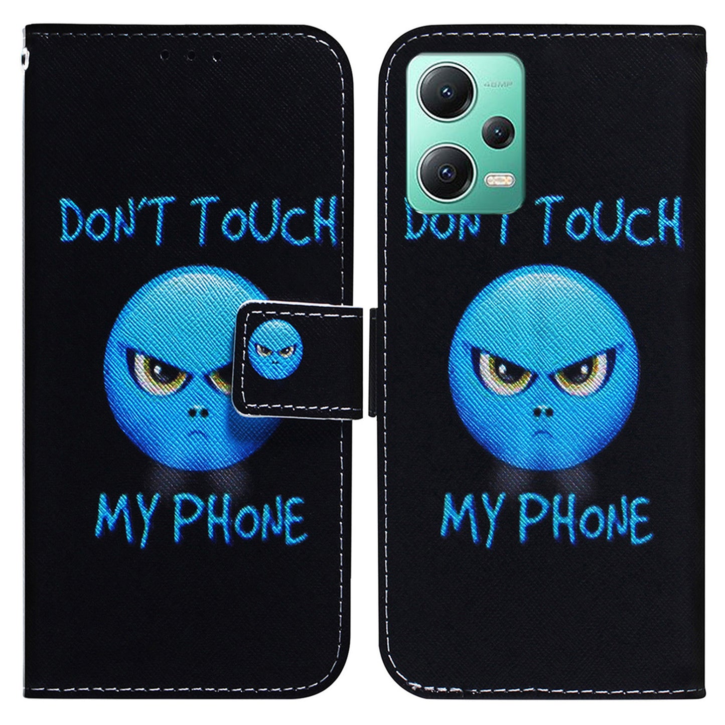 For Xiaomi Redmi Note 12 5G (Global) / (India) / (China) / Poco X5 5G Phone Wallet Case Pattern Printing Leather Stand Phone Cover with Strap