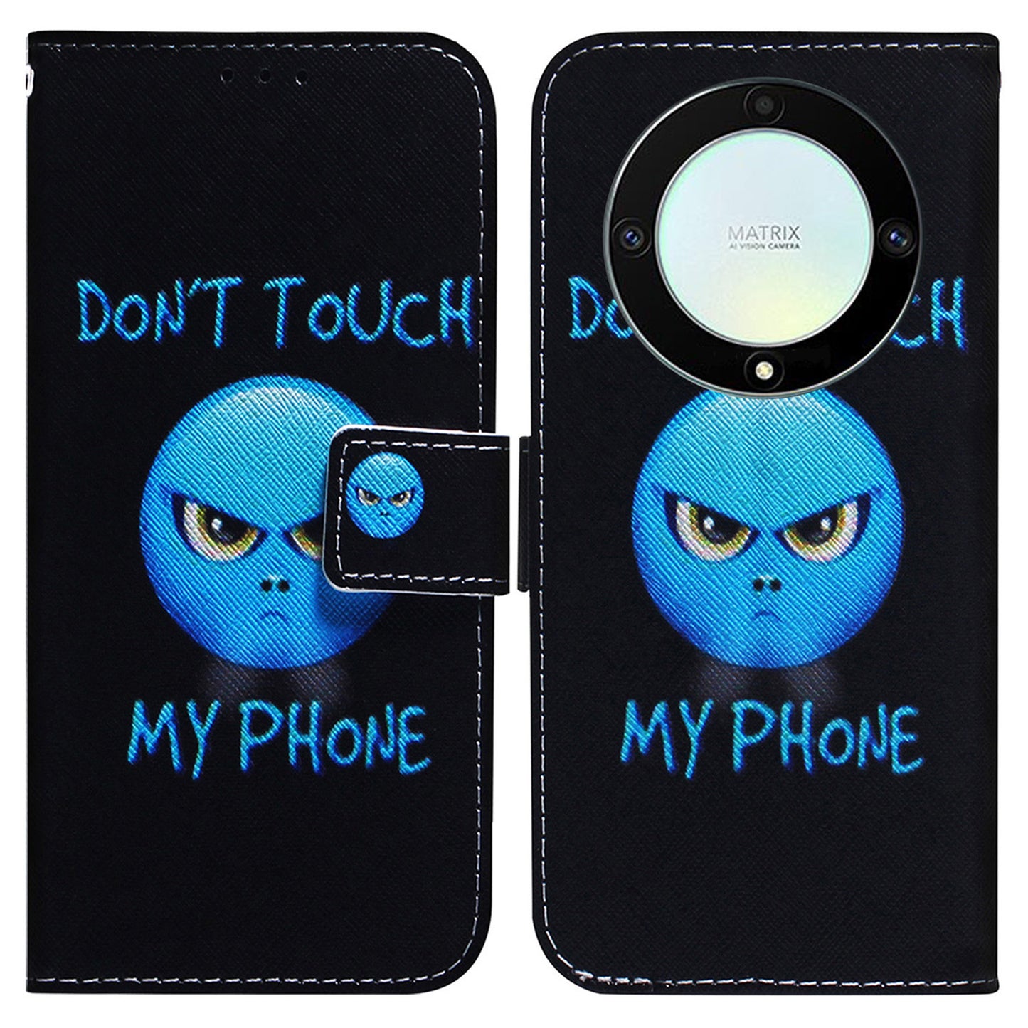 For Honor X40 5G / X9a 5G / Magic5 Lite 5G Pattern Printing Stand Cover Anti-drop PU Leather Wallet Phone Case with Strap