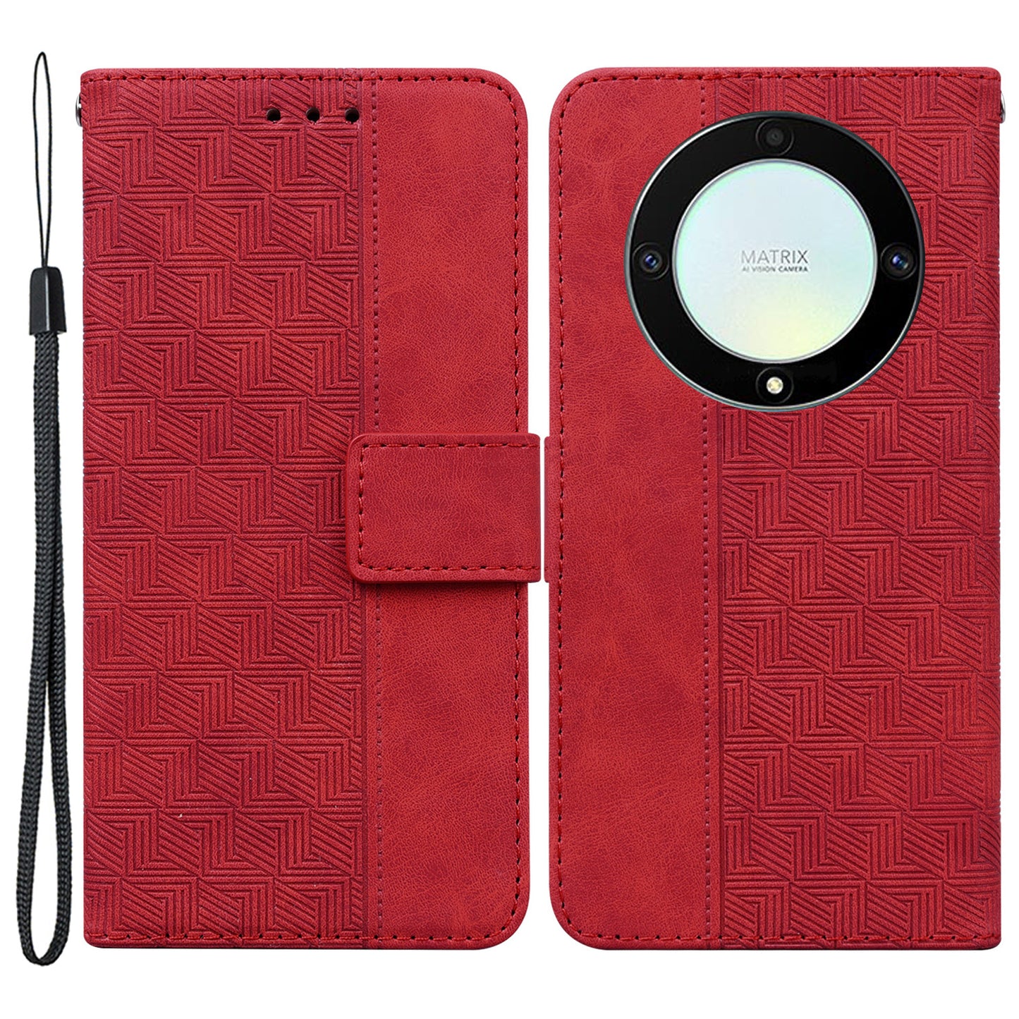 For Honor X40 5G / X9a 5G / Magic5 Lite 5G Anti-drop Phone Case Wallet Flip Leather Imprinted Cell Phone Cover