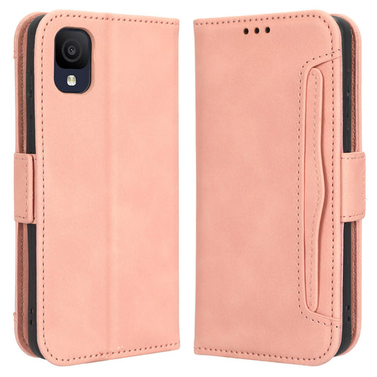 For TCL Ion Z Multiple Card Slots Stand Cover Anti-drop PU Leather Wallet Phone Case