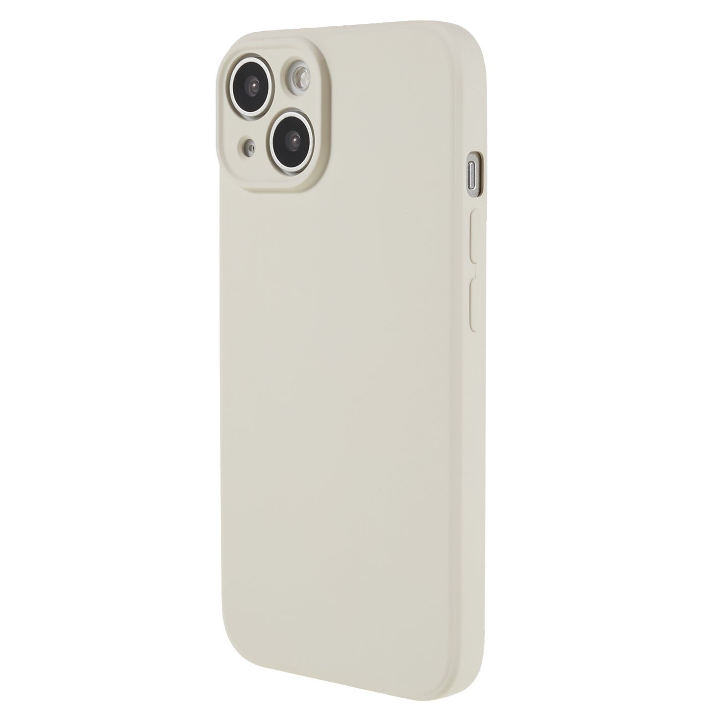 For iPhone 13 6.1 inch Soft TPU Camera Protection Phone Case Soft Fiber Lining Rubberized Cover