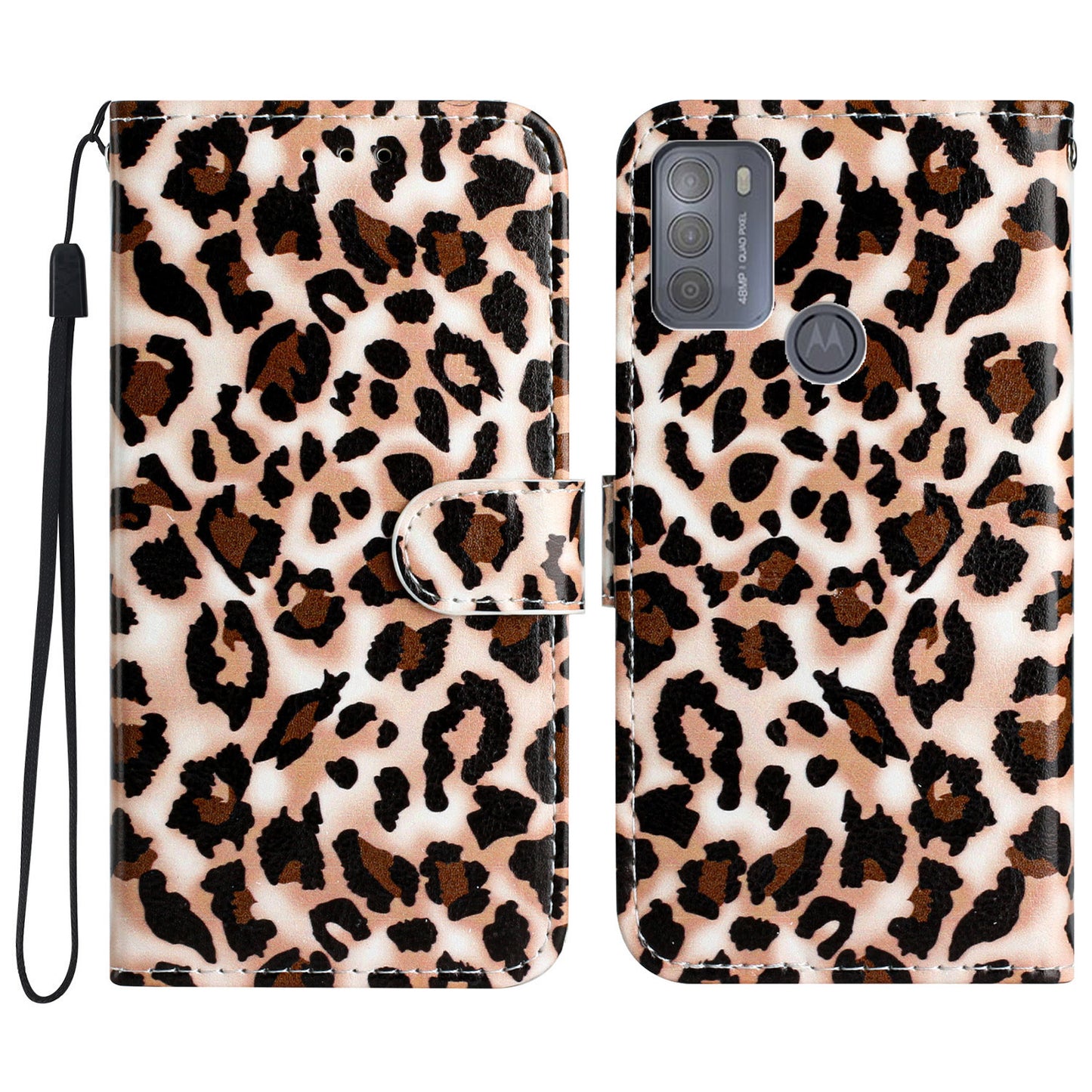 For Motorola Moto G50 4G Leather Wallet Phone Flip Case Pattern Printing Stand Cover