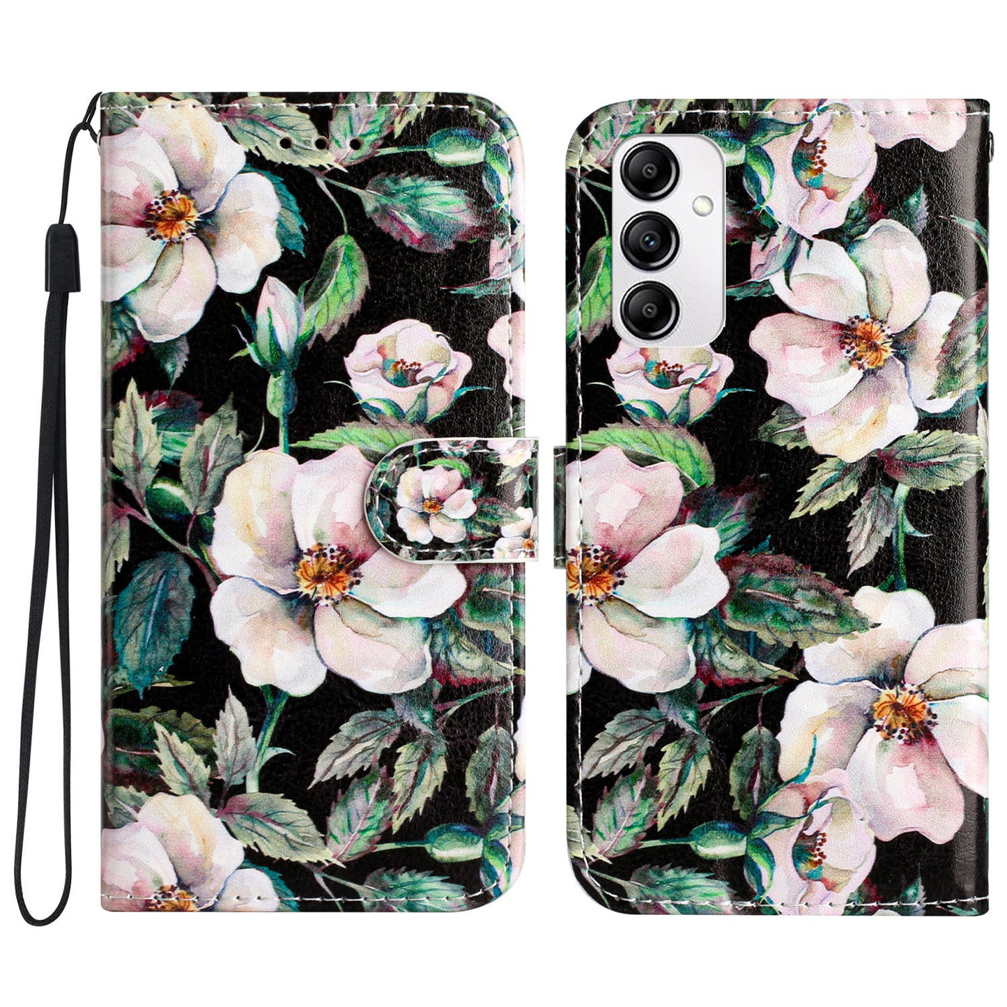Wallet Case for Samsung Galaxy A14 5G , PU Leather Pattern Printing Handbag Stand Flip Phone Cover