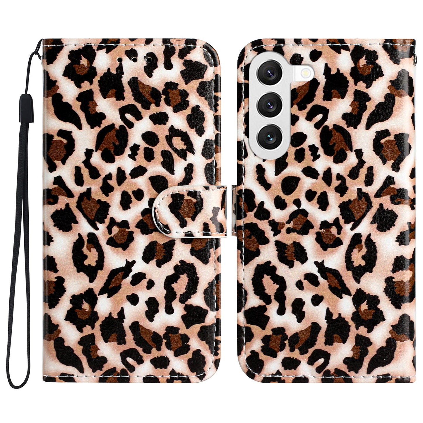 For Samsung Galaxy S23+ Pattern Printing Anti-drop Phone Wallet Case Flip Stand Leather Shell