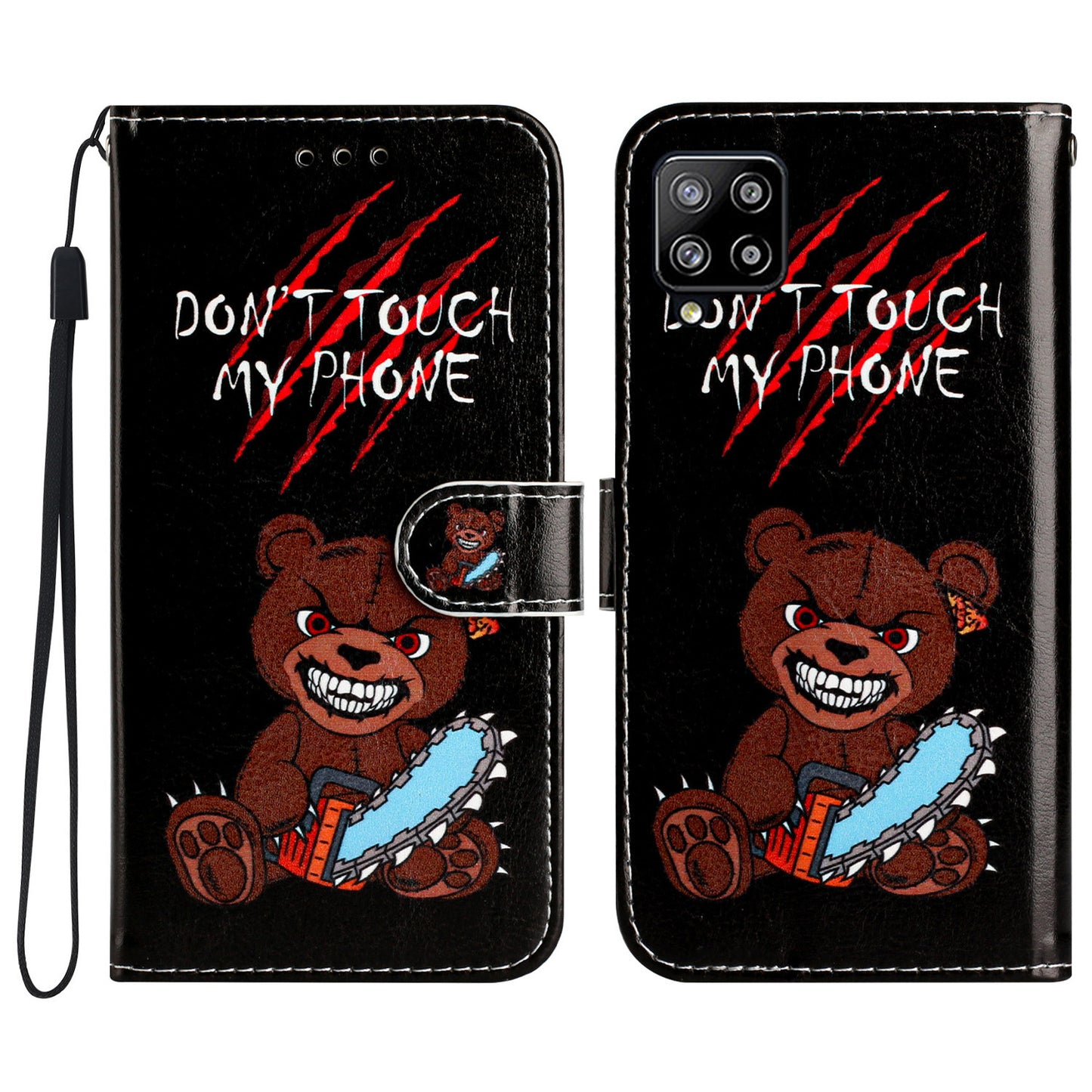 Pattern Printing Phone Case for Samsung Galaxy A22 4G (EU Version) , Leather Folding Stand Wallet Cover