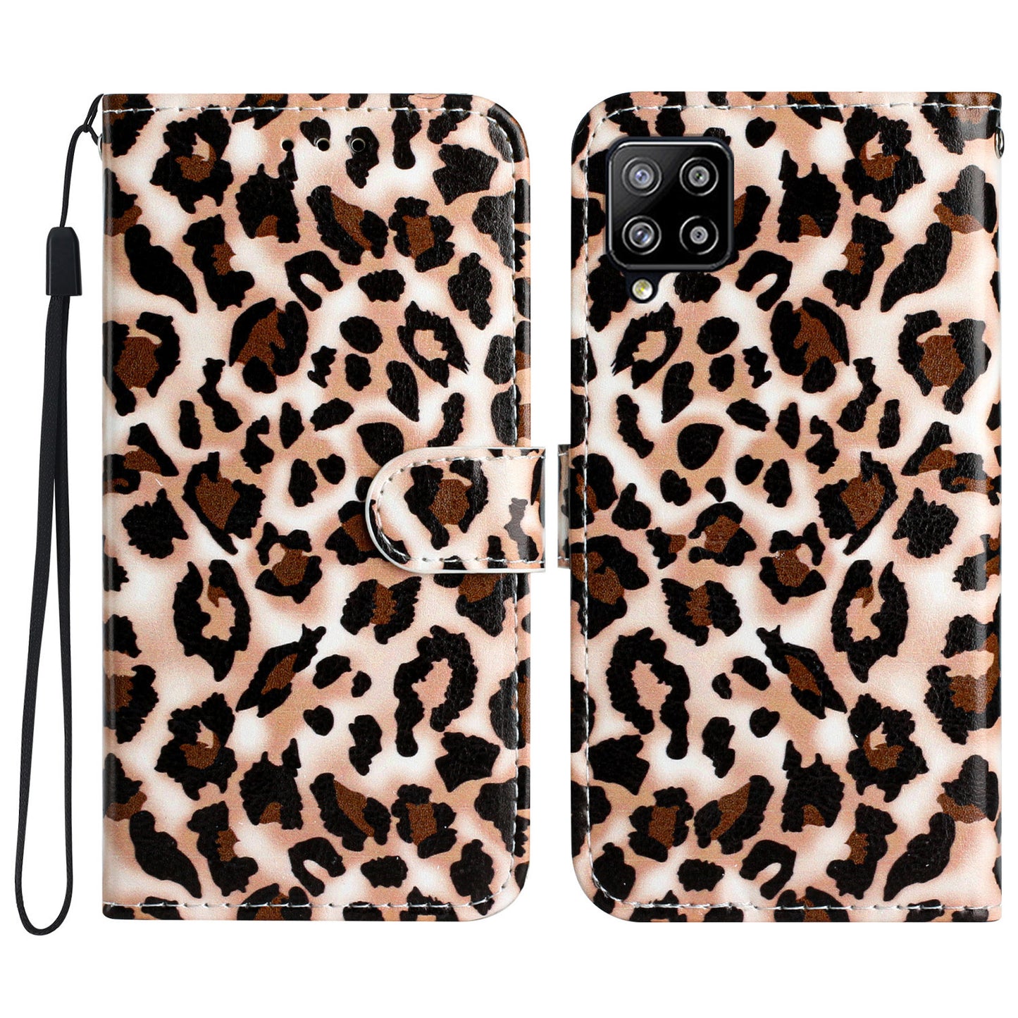 Pattern Printing Phone Case for Samsung Galaxy A22 4G (EU Version) , Leather Folding Stand Wallet Cover