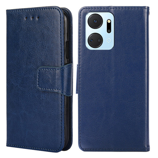 For Honor X7a 5G Shockproof Leather Wallet Phone Case Folding Stand Cover