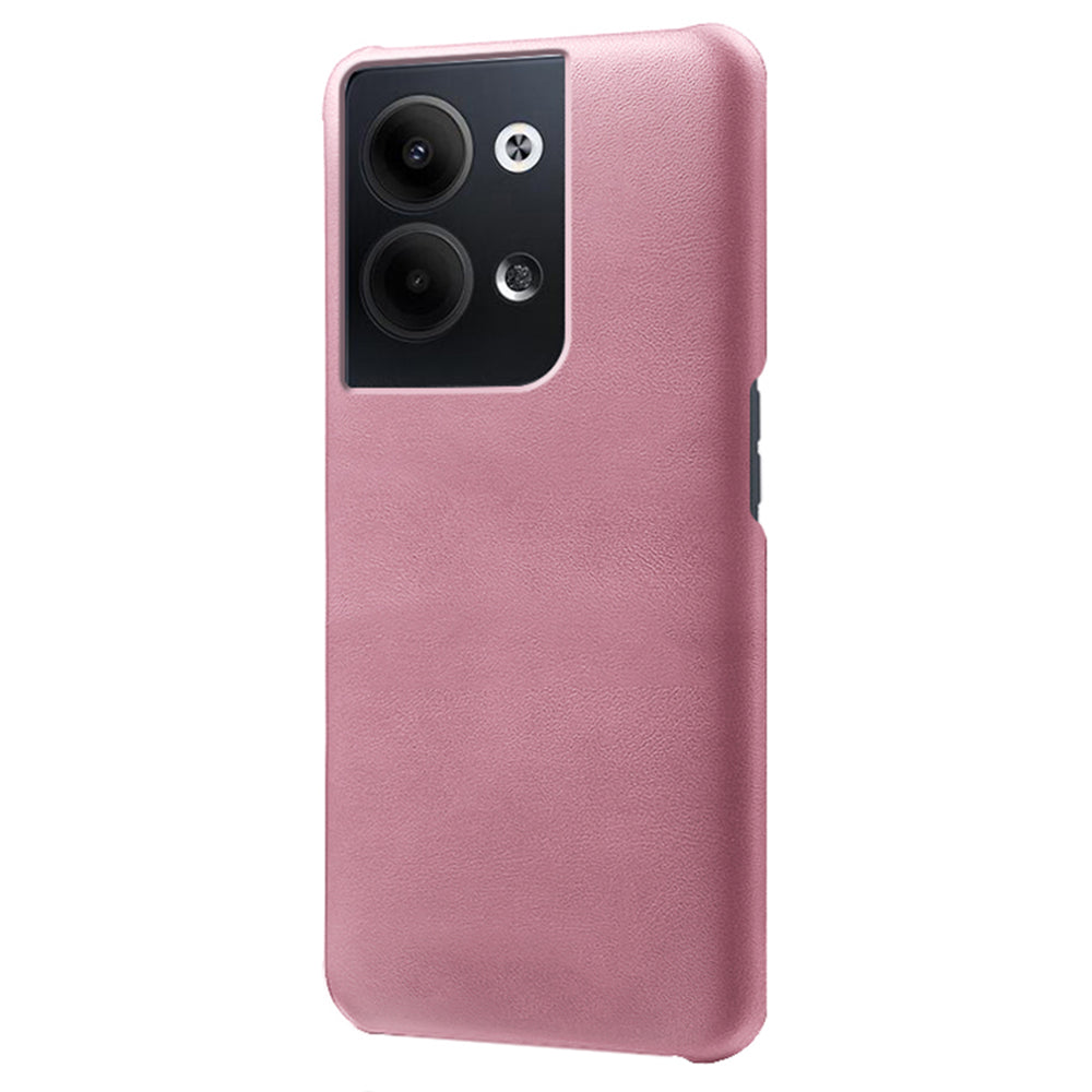 For Oppo Reno9 5G / Reno9 Pro 5G Cell Phone Case PU Leather + PC Calf Texture Back Cover