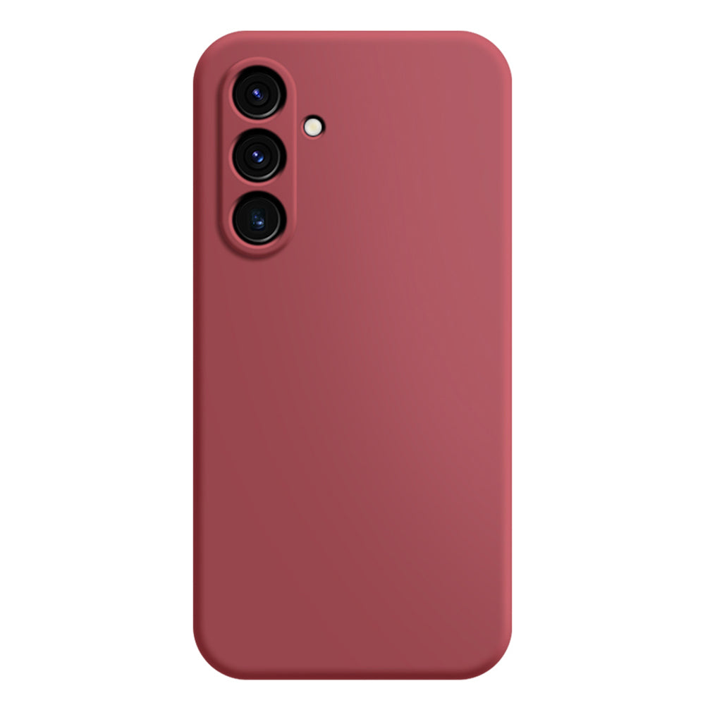 For Samsung Galaxy A54 5G Rubberized TPU Phone Case Soft Fiber Lining Straight Edge Cover
