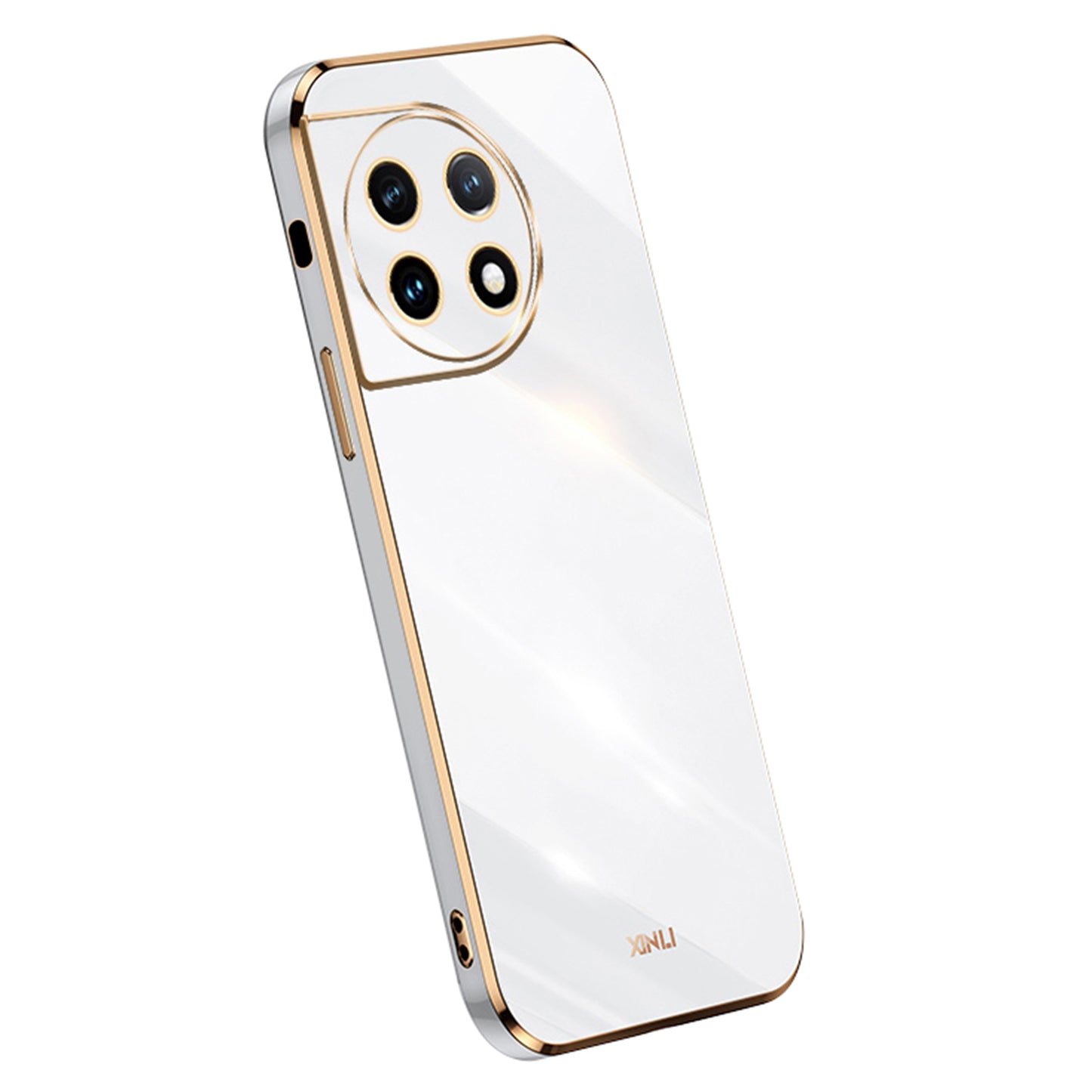 XINLI For OnePlus Ace 2 5G / 11R 5G Electroplating TPU Phone Case Camera Lens Protection Cell Phone Cover