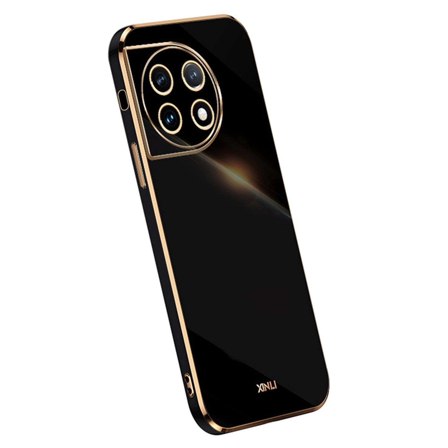 XINLI For OnePlus Ace 2 5G / 11R 5G Electroplating TPU Phone Case Camera Lens Protection Cell Phone Cover