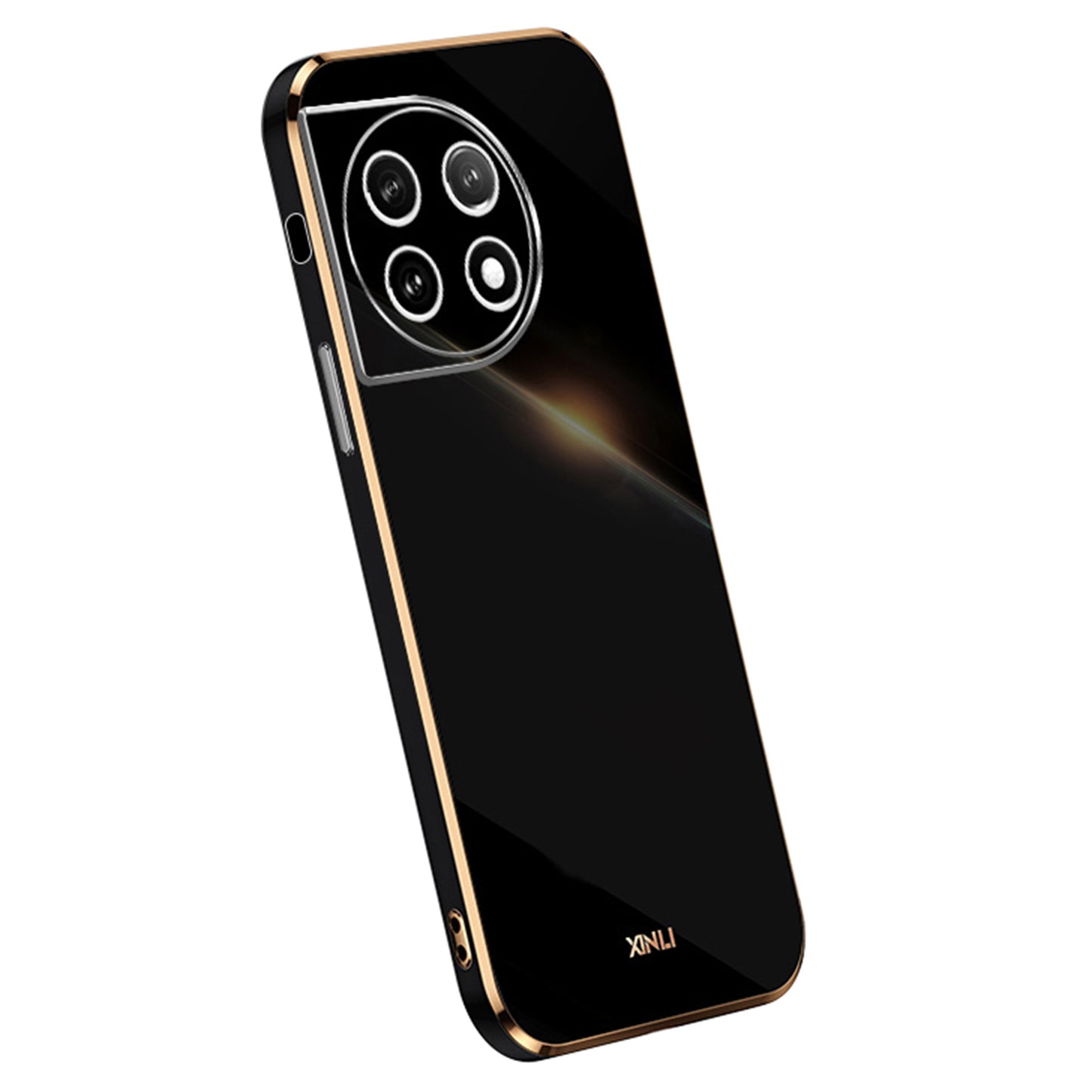 XINLI TPU Phone Case for OnePlus 11 5G , Full Lens Protection Electroplating Edge Phone Cover