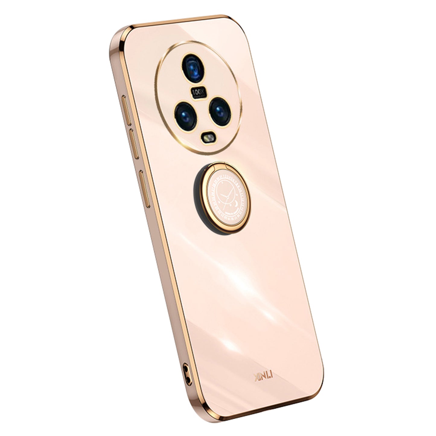 XINLI For Honor Magic5 Ring Kickstand Phone Case Electroplating TPU Phone Back Cover