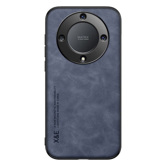 X&E Skin-Touch Shockproof Case for Honor X9a 5G Slim Phone Case PU Leather TPU PC Cover