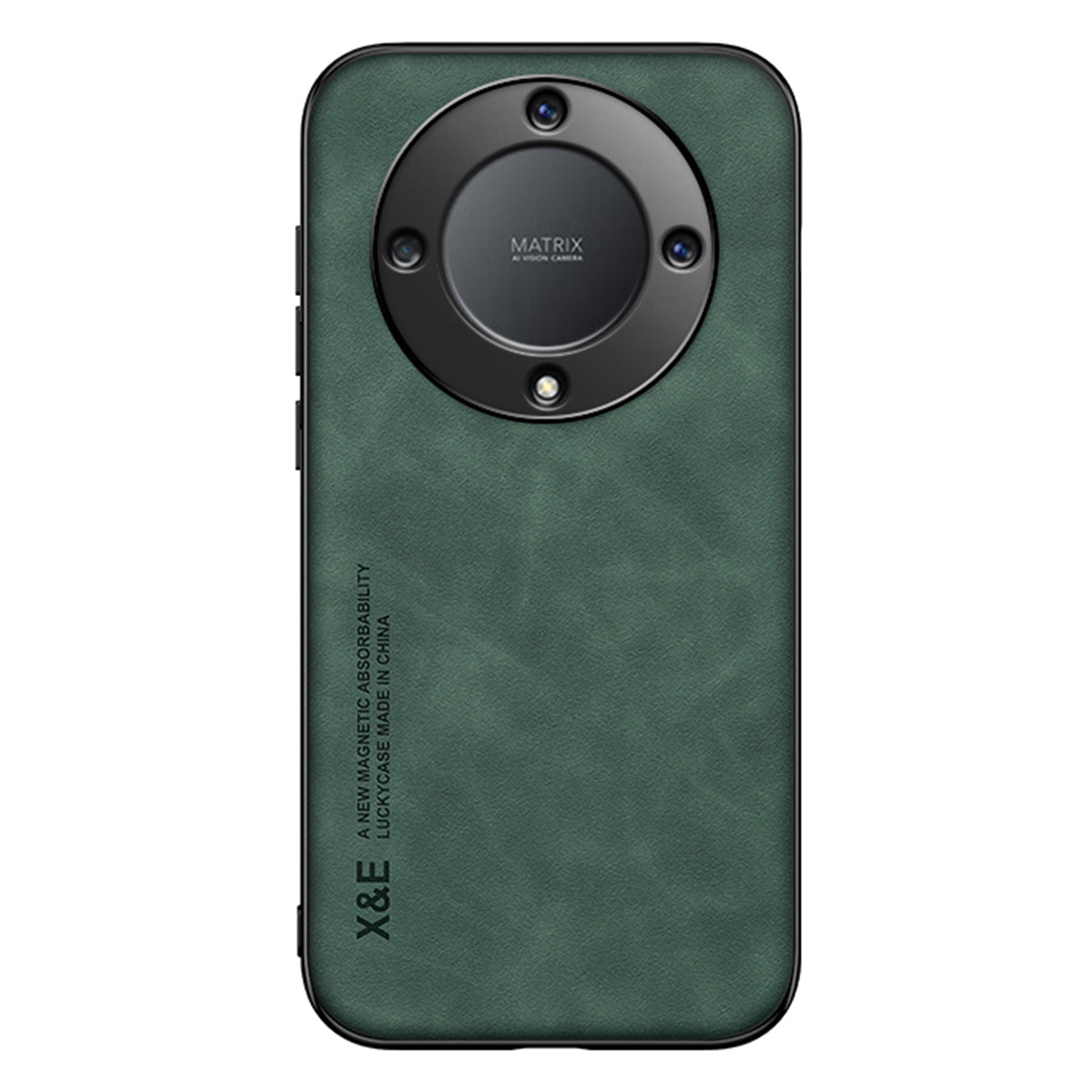 X&E Skin-Touch Shockproof Case for Honor X9a 5G Slim Phone Case PU Leather TPU PC Cover