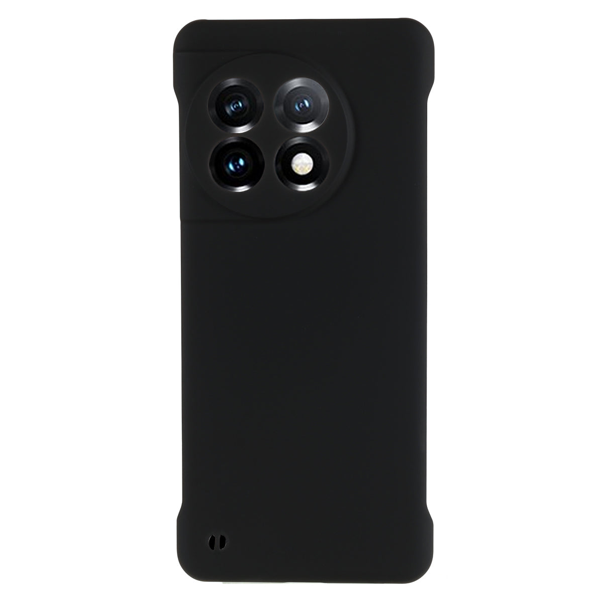 For OnePlus 11 5G Frameless Phone Case Hard PC Skin-touch Shock Absorbent Slim Cover