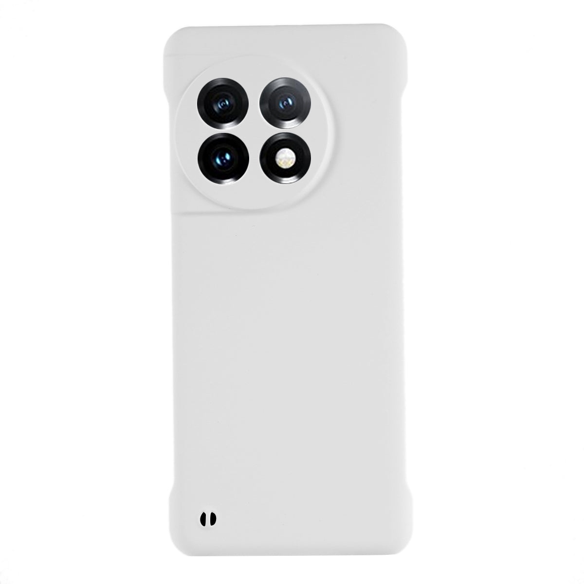 For OnePlus 11 5G Frameless Phone Case Hard PC Skin-touch Shock Absorbent Slim Cover