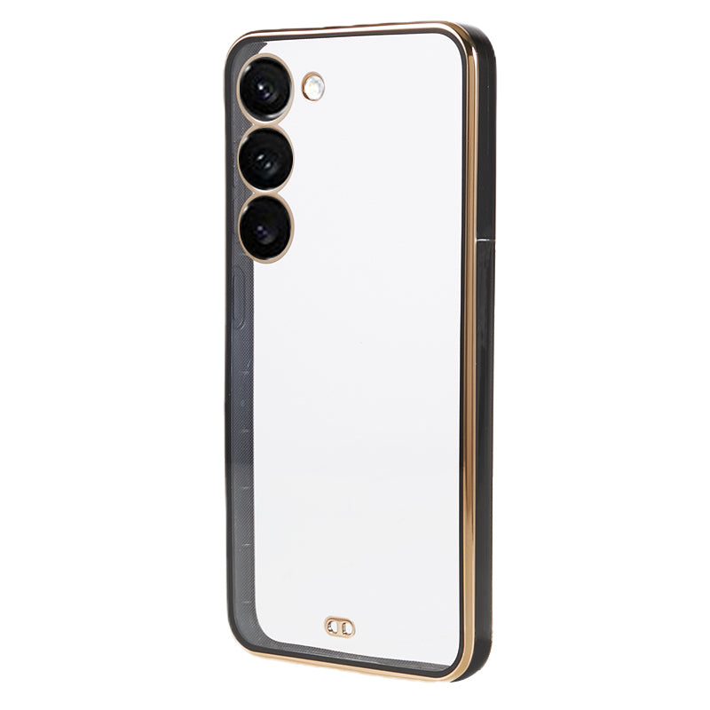 For Samsung Galaxy S22 5G Electroplating Phone Case Dual Color Anti-drop TPU Cover