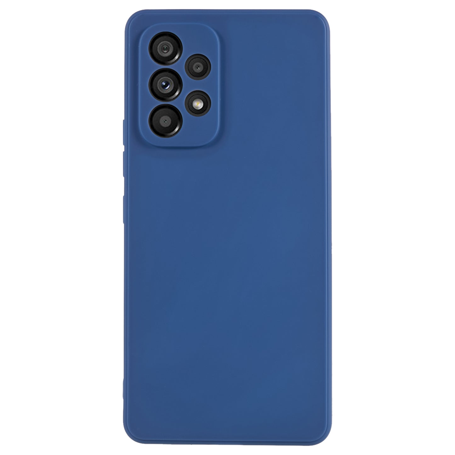 For Samsung Galaxy A53 5G Lens Precise Cutout Back Cover Straight Edge Flexible TPU Phone Case