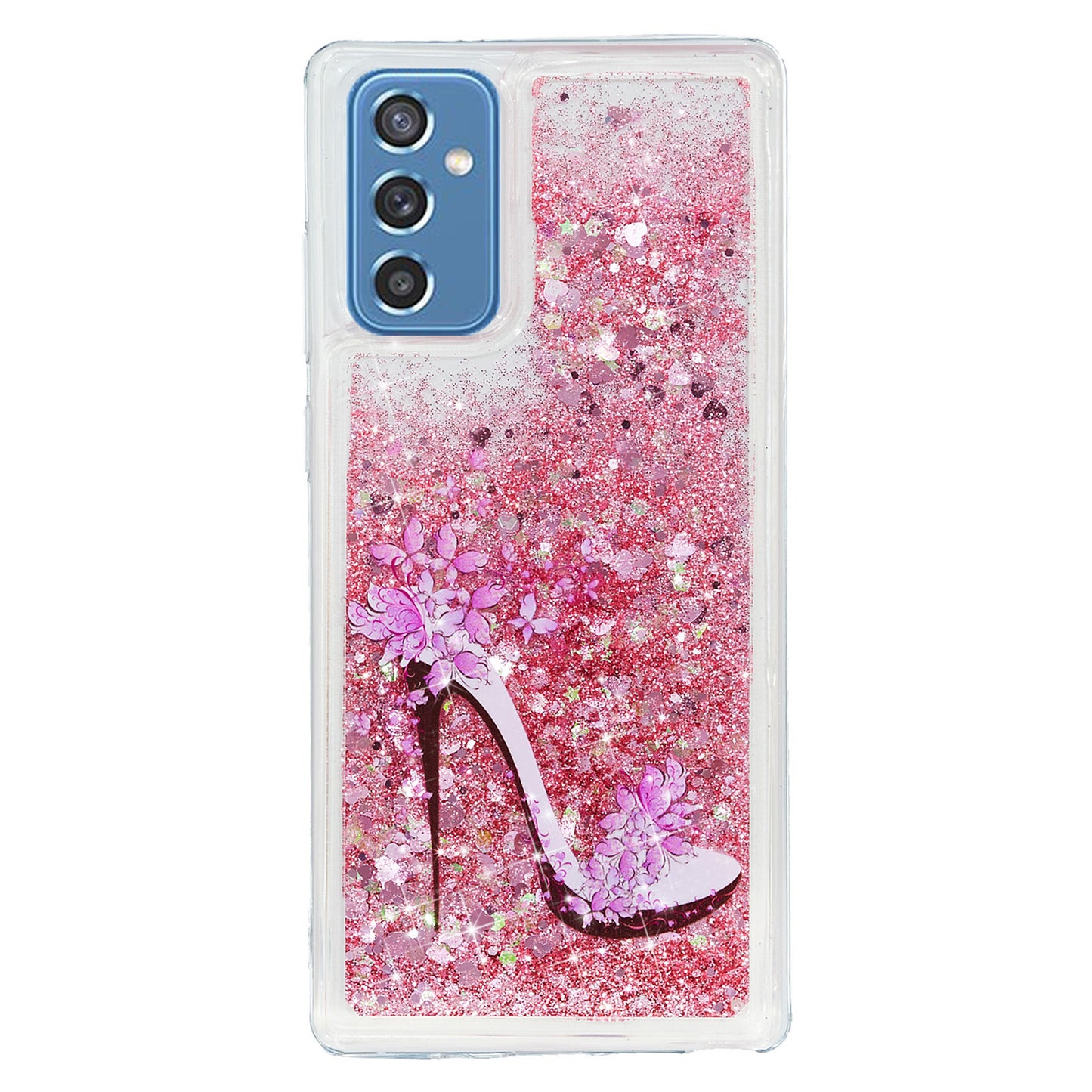 For Samsung Galaxy A34 5G Soft TPU Liquid Quicksand Phone Case Embossment Pattern Cellphone Cover
