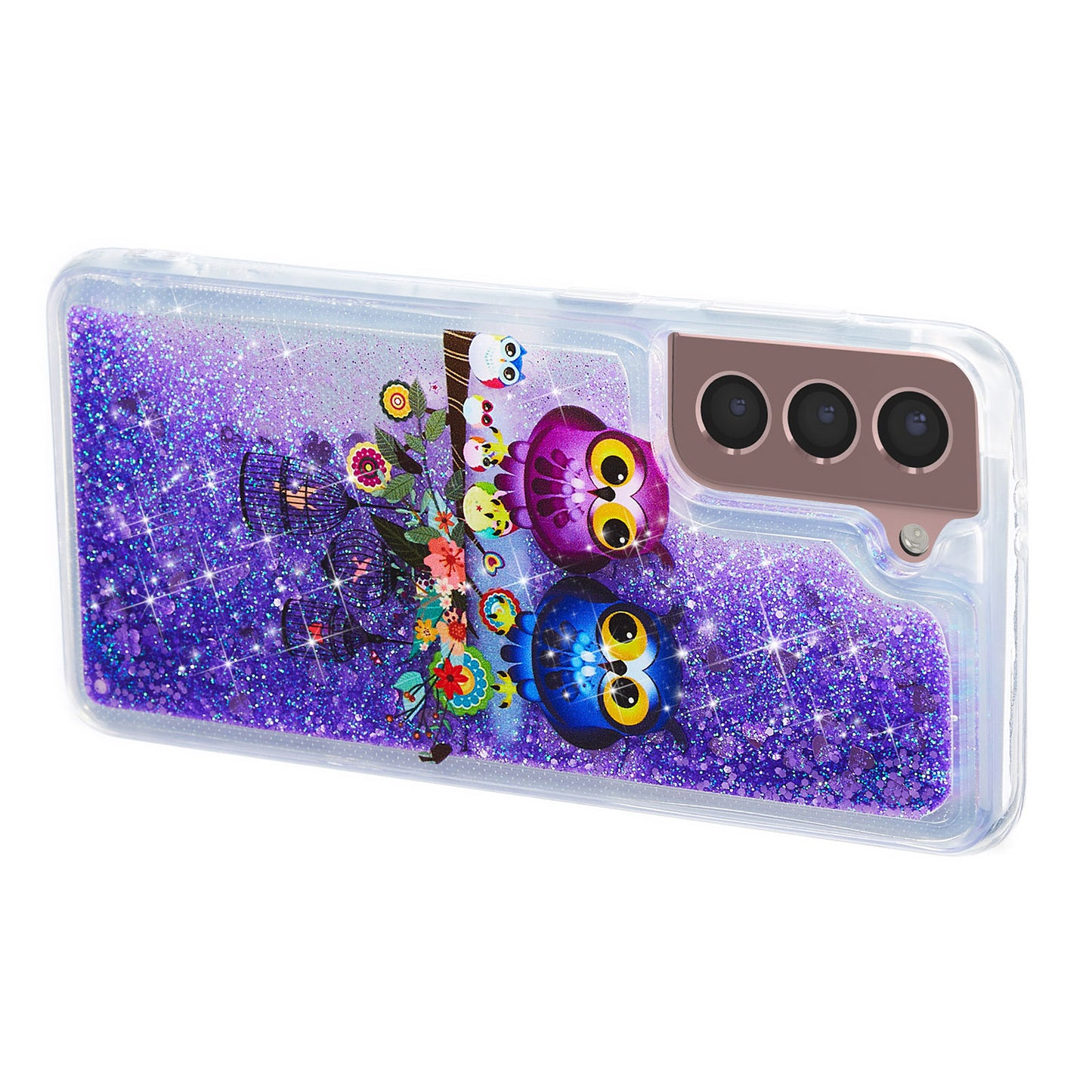 For Samsung Galaxy S23 Cell Phone Case Liquid Quicksand Embossment Pattern Phone TPU Cover