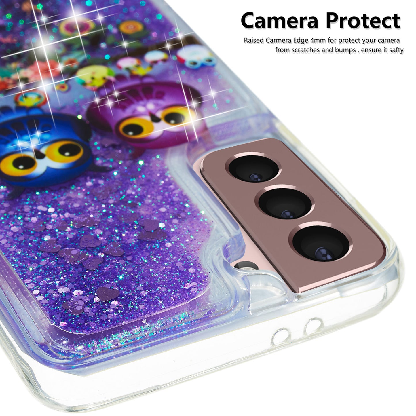For Samsung Galaxy S23 Cell Phone Case Liquid Quicksand Embossment Pattern Phone TPU Cover