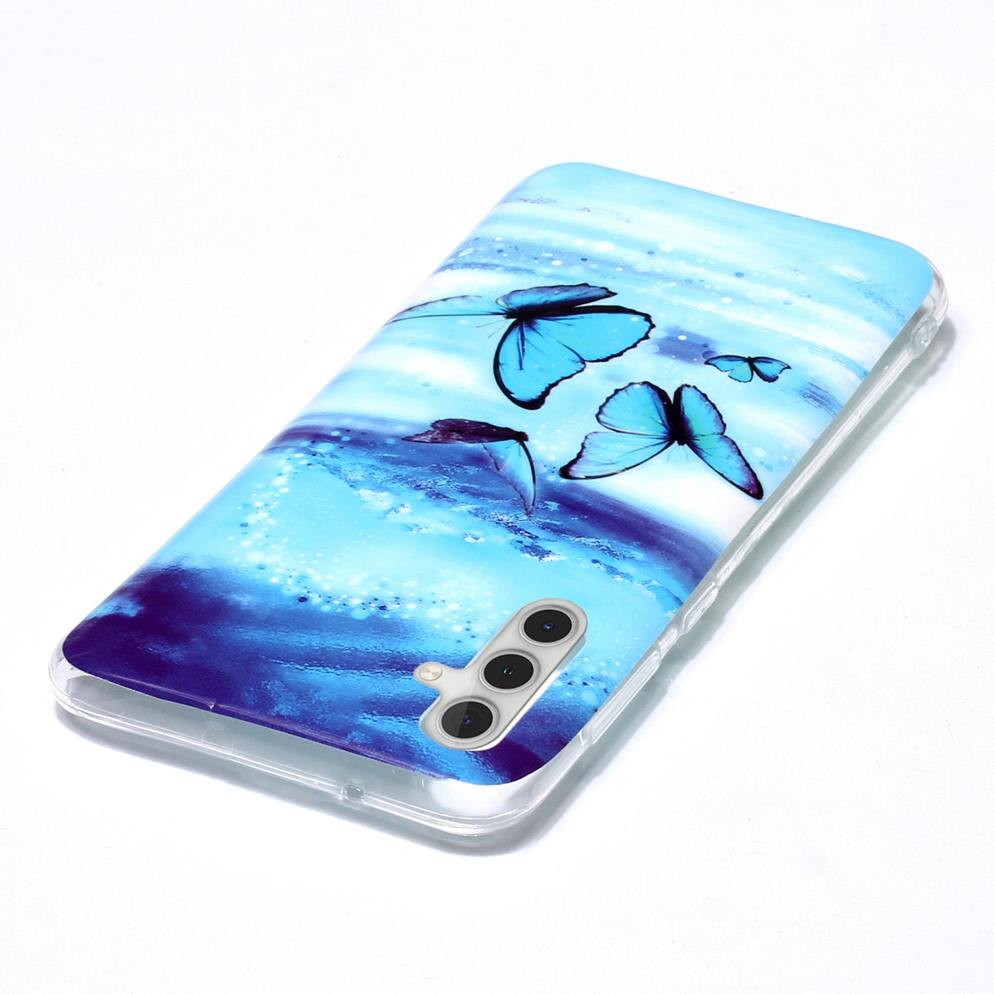 For Samsung Galaxy A24 5G Phone Case Luminous Patterned IMD TPU Back Case