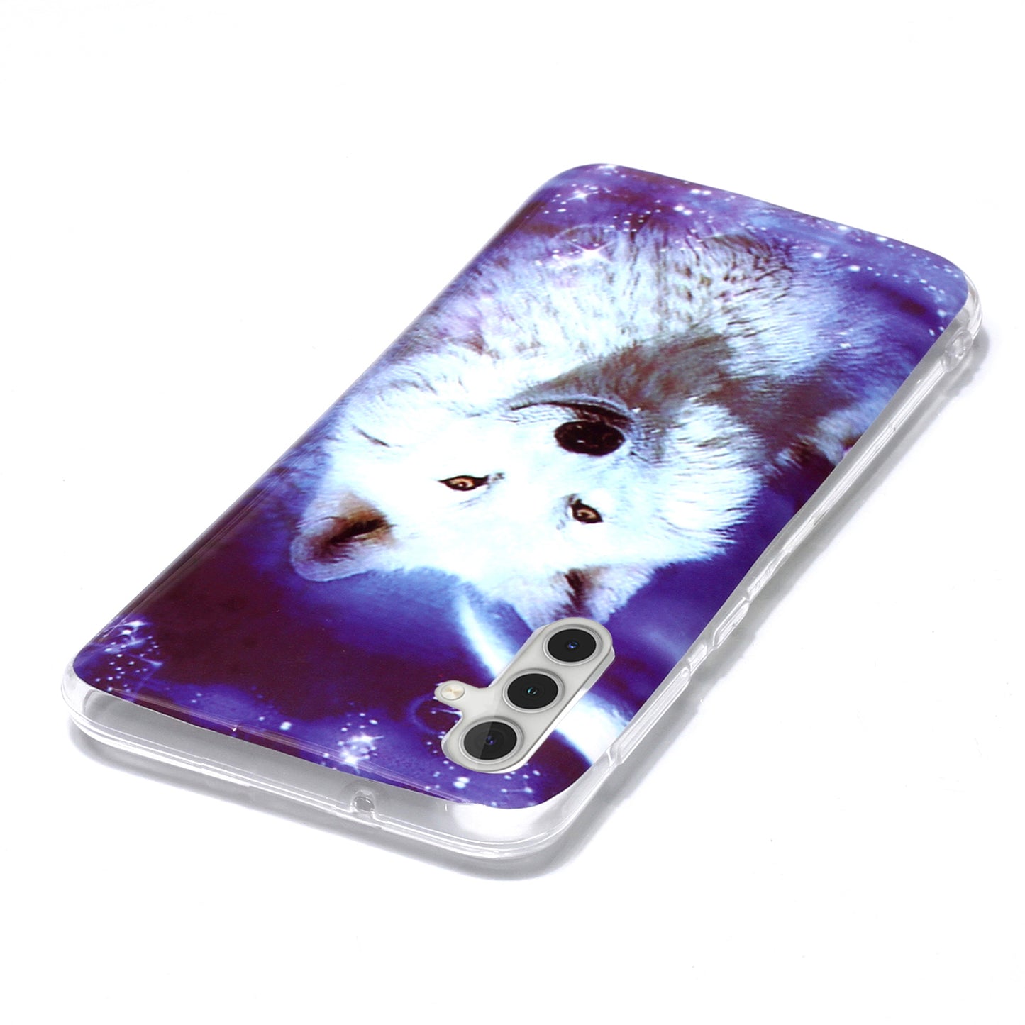 For Samsung Galaxy A24 5G Phone Case Luminous Patterned IMD TPU Back Case