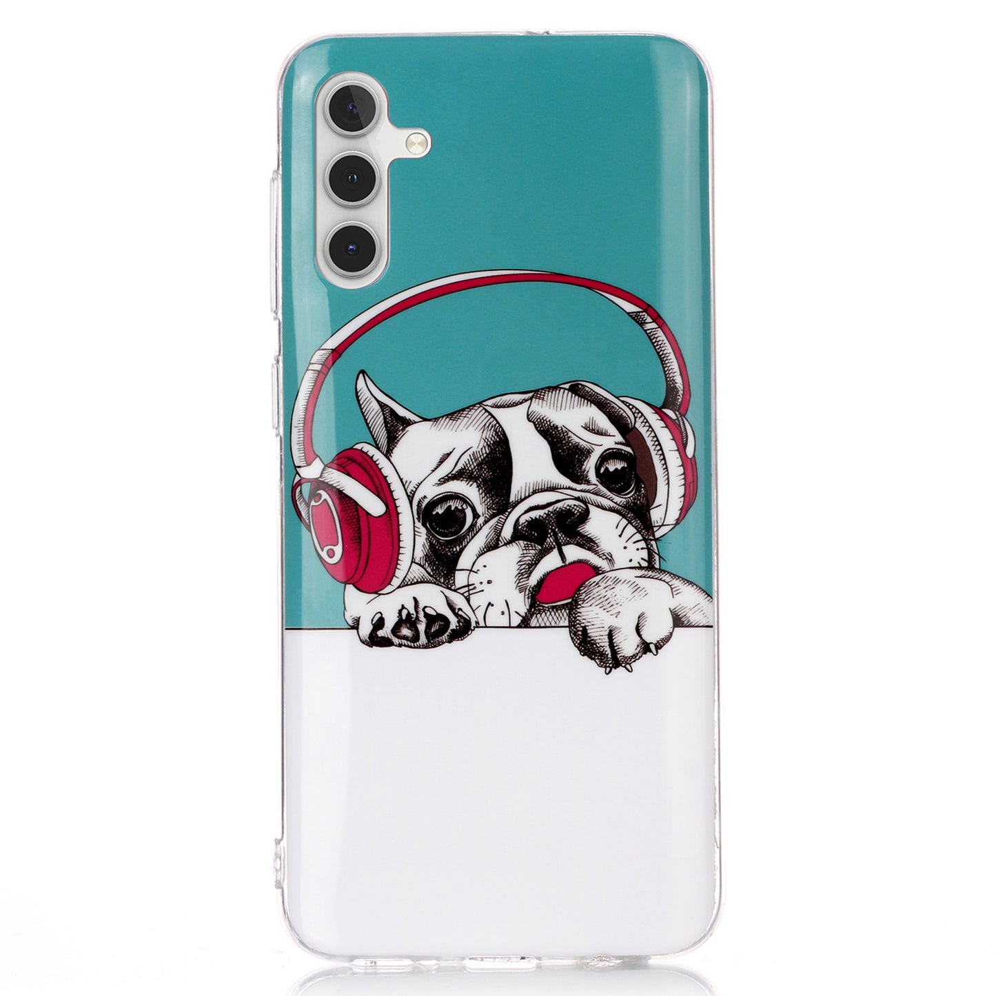 For Samsung Galaxy A24 5G Phone Case Luminous Patterned IMD TPU Back Case