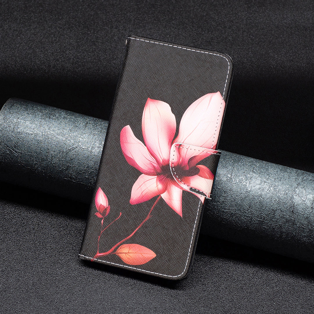 BINFEN COLOR For Xiaomi Redmi Note 12 4G Pattern Printing Leather Stand Phone Case Wallet Cover